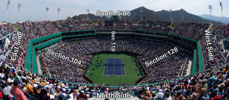 2024 BNP Paribas Open Seating Guide | Indian Wells Tennis Garden